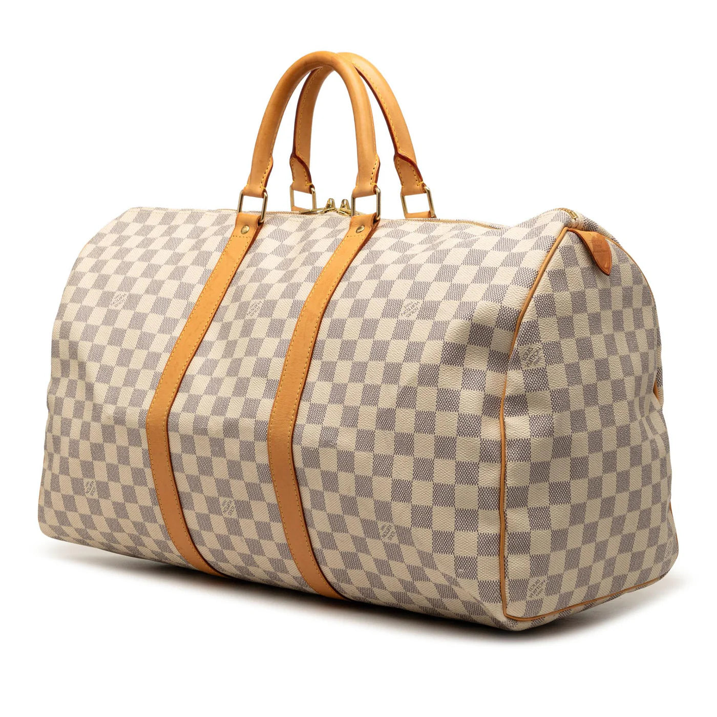 Loui Vuitton White Duffel