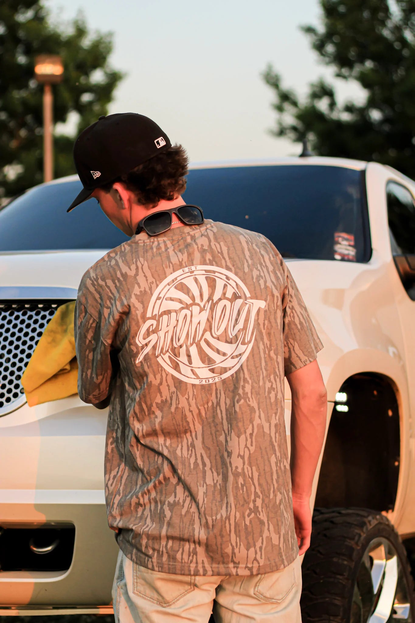 White ShowOut Bottomland Tee