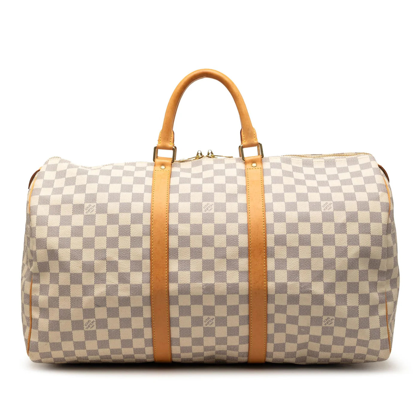 Loui Vuitton White Duffel