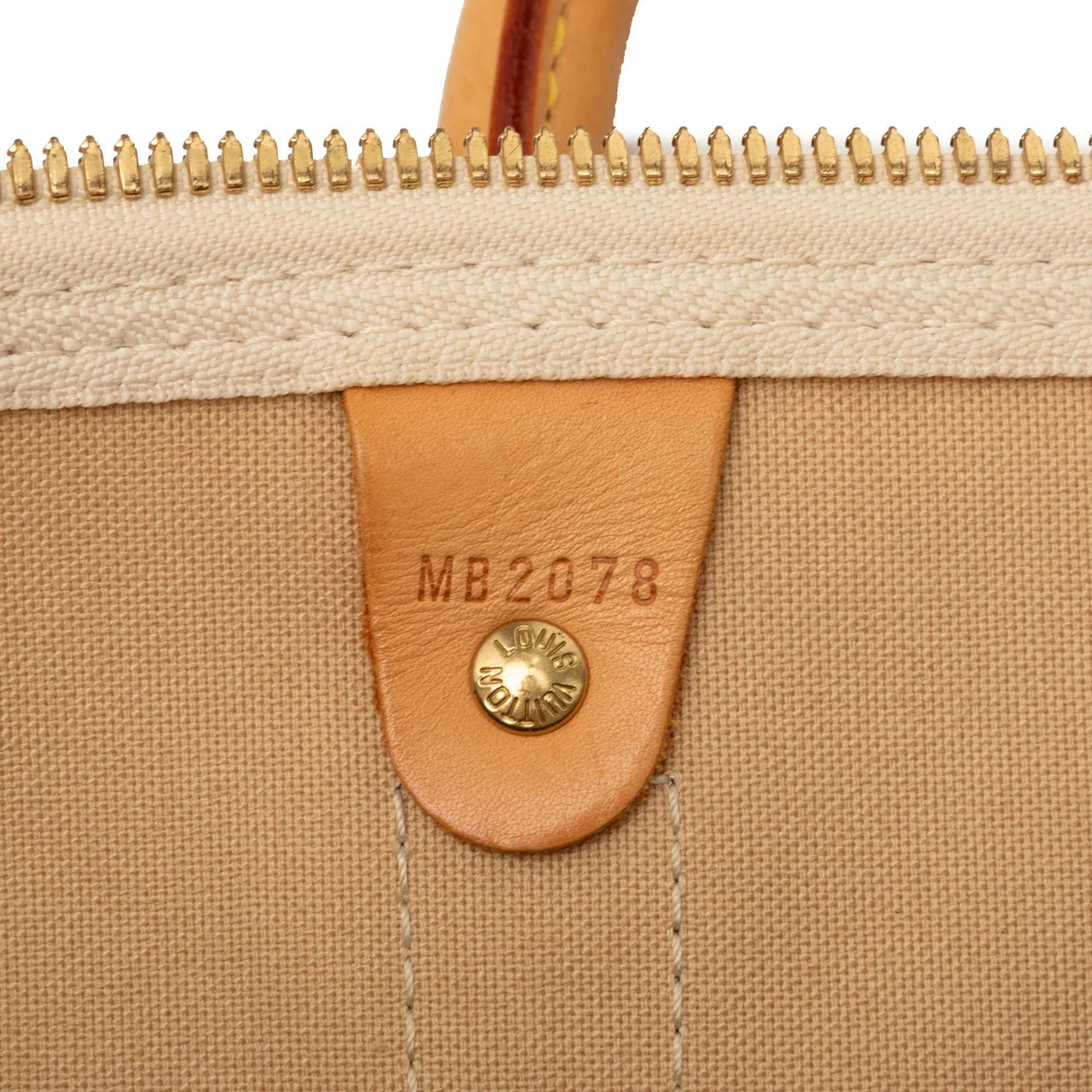 Loui Vuitton White Duffel